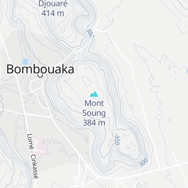 Map of Mont Soung