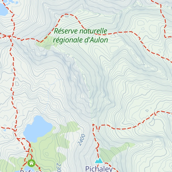 Map of Pic de Bastan d’Aulon