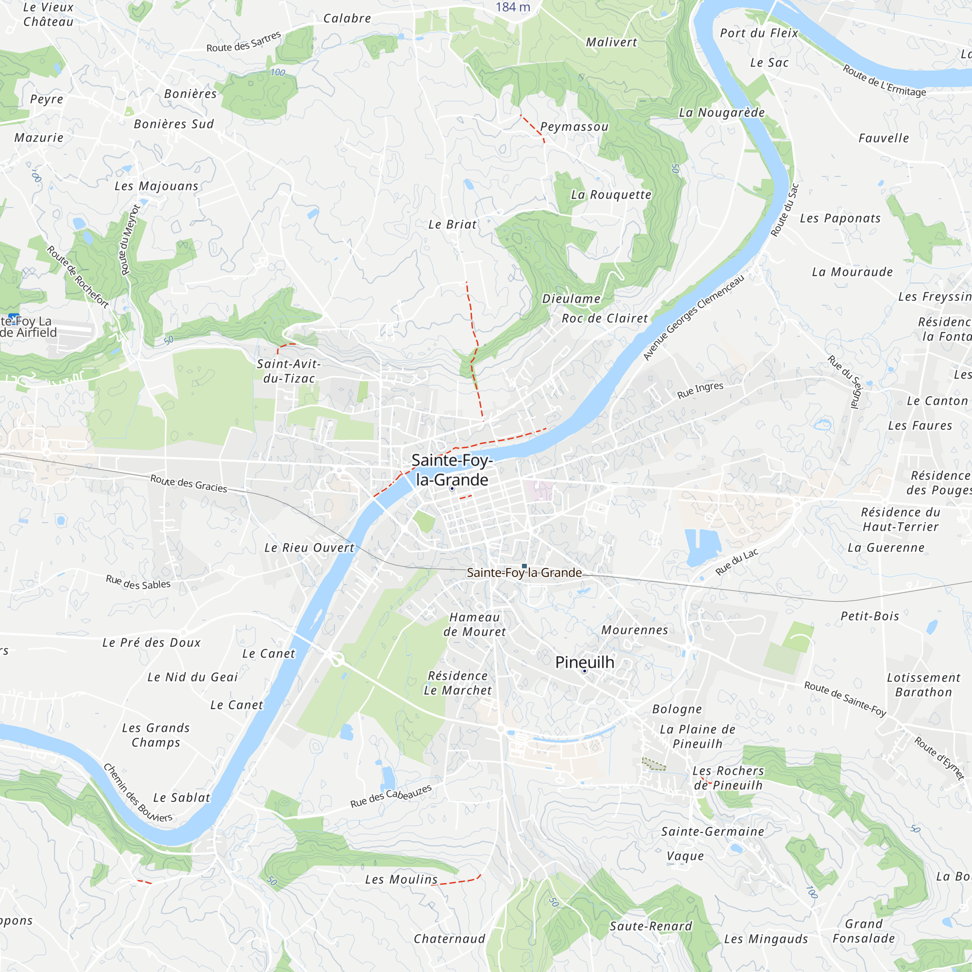 Office de Tourisme du Pays Foyen map