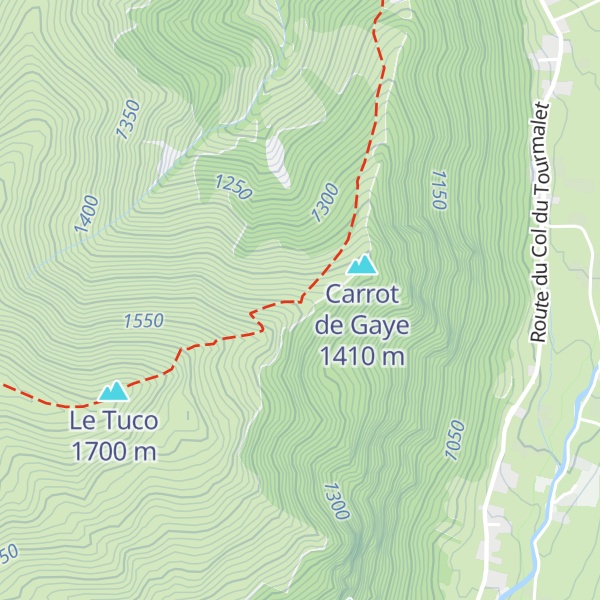 Map of Courtaou d'Empièye