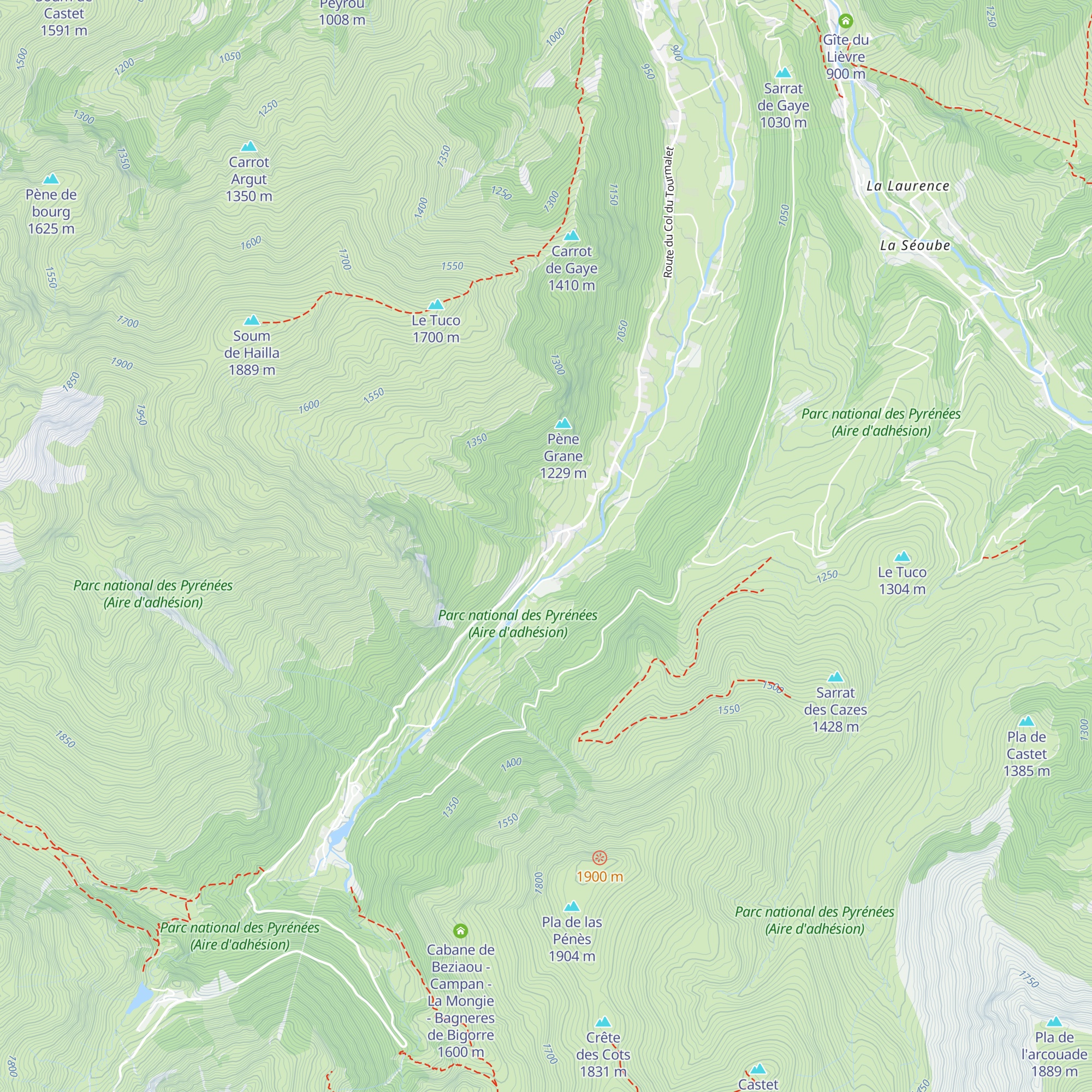 Gite de Litbere map