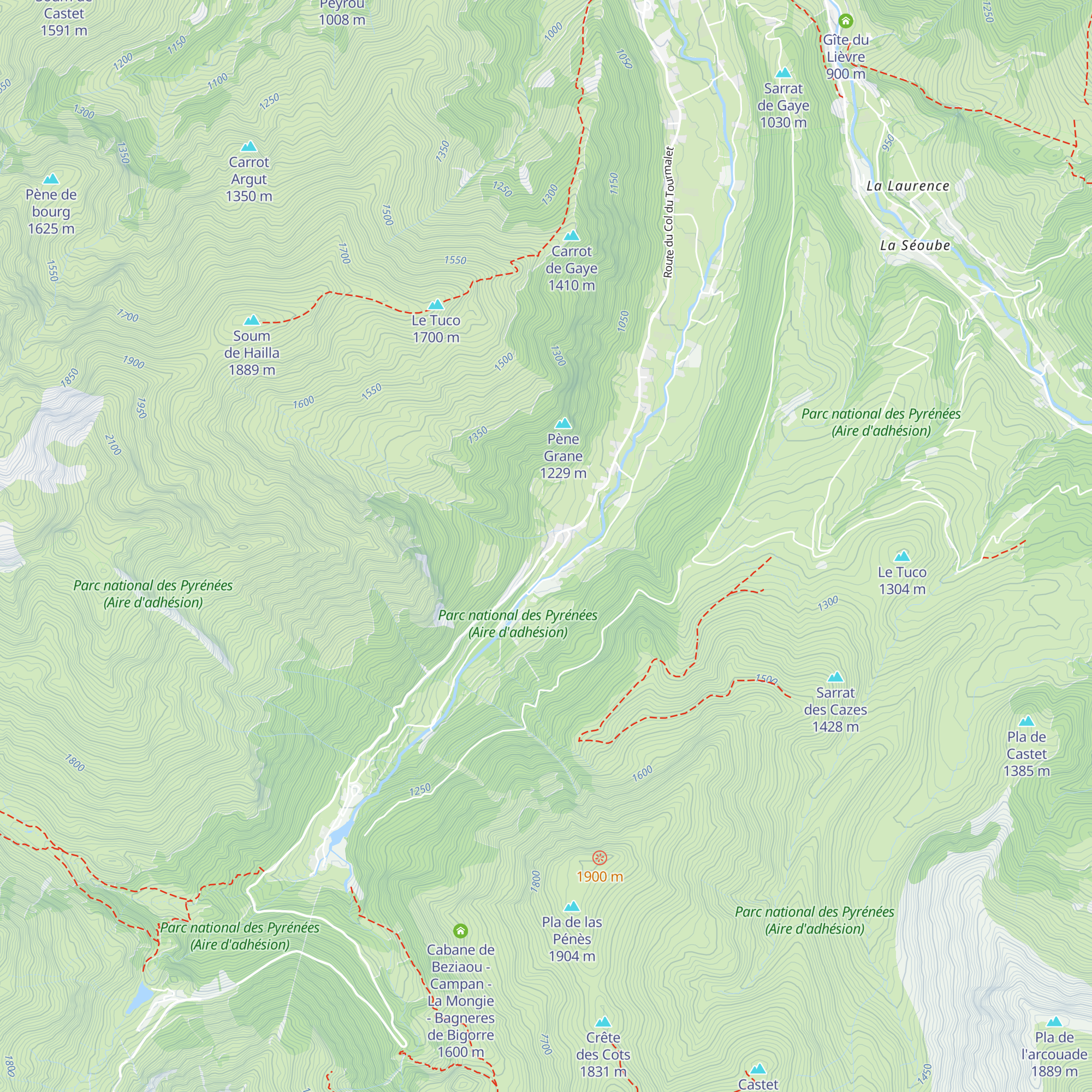 Gite de Litbere map