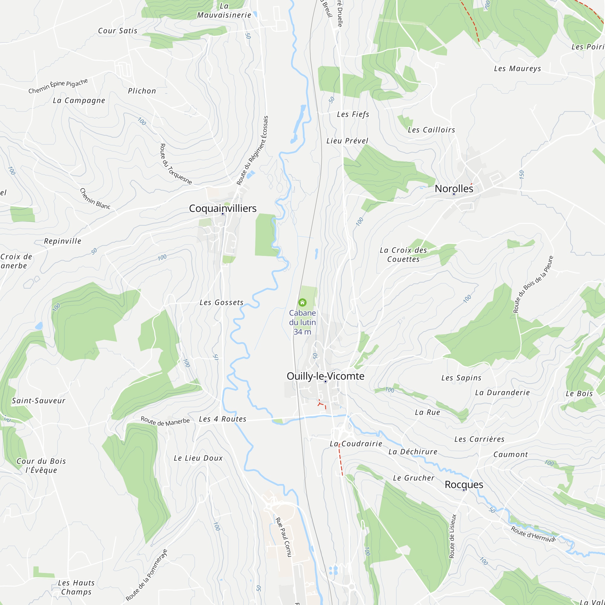 Cabane du lutin map