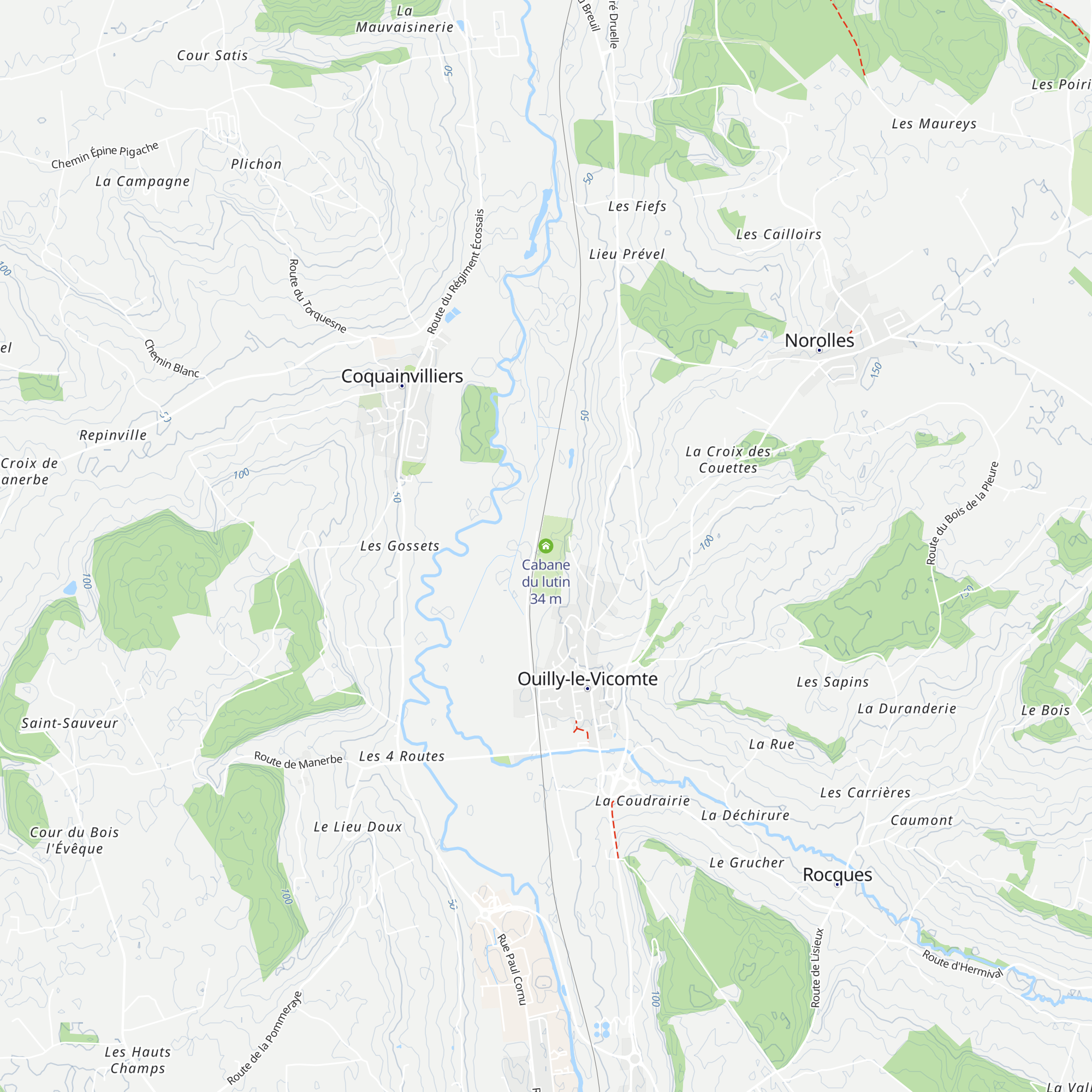 Cabane du lutin map