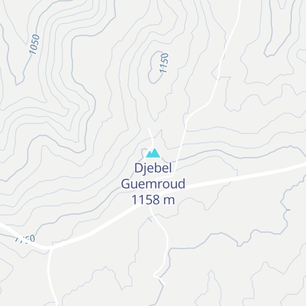 Map of Djebel Guemroud
