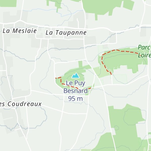 Map of Le Puy Besnard