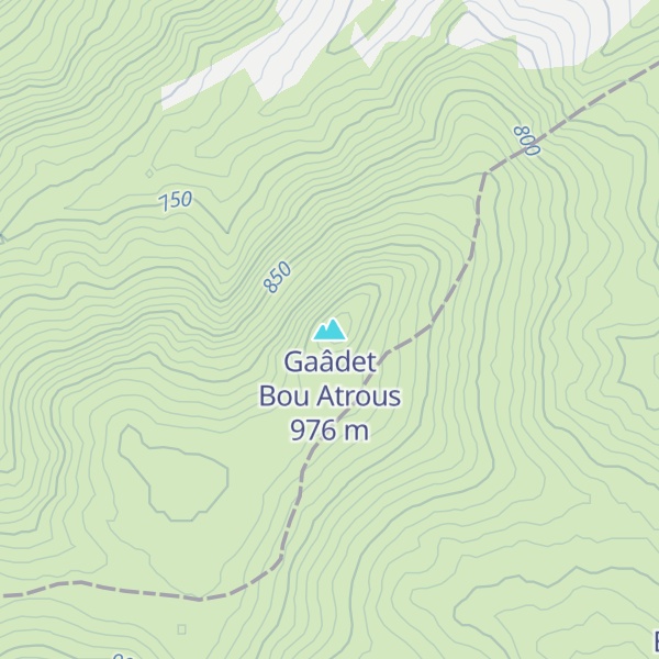 Map of Gaâdet Bou Atrous