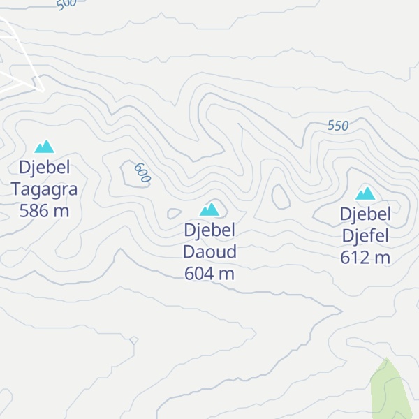 Map of Djebel Daoud