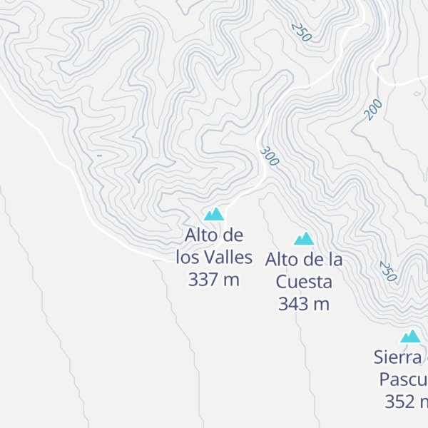 Map of Alto de los Valles