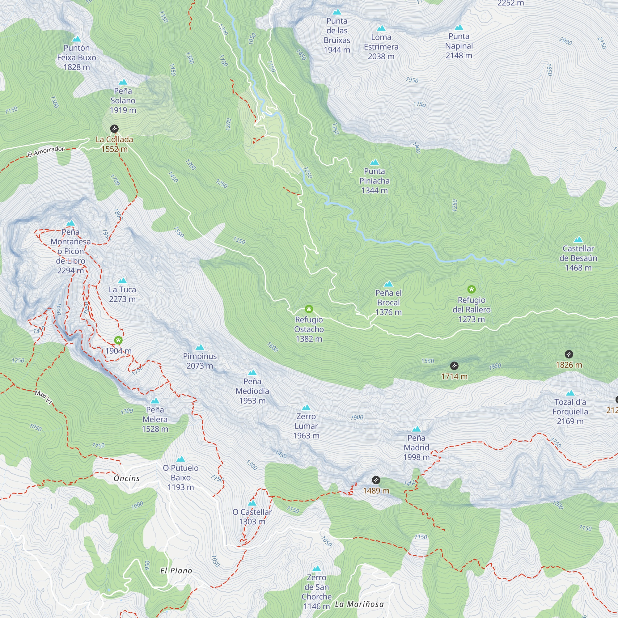 Refugio Ostacho map
