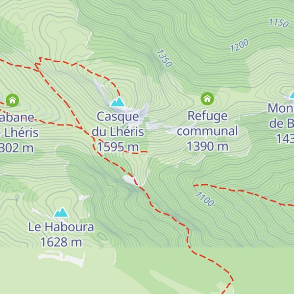 Map of Cabane des Mails