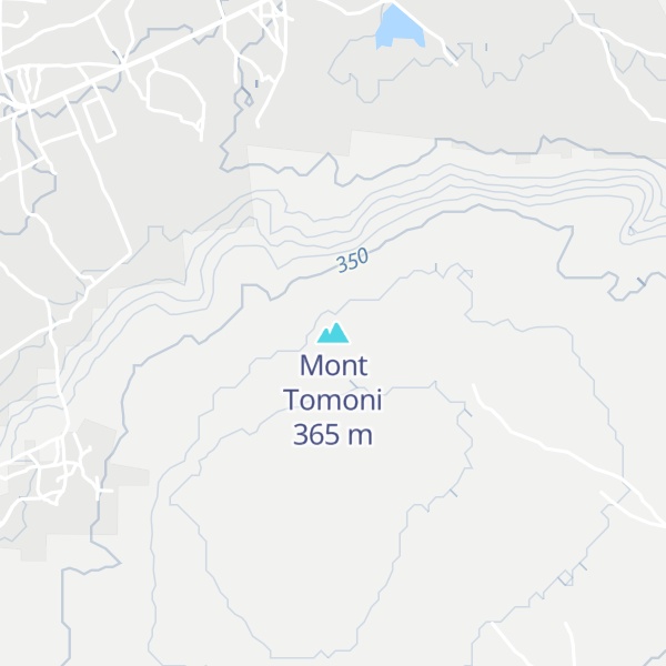 Map of Mont Tomoni