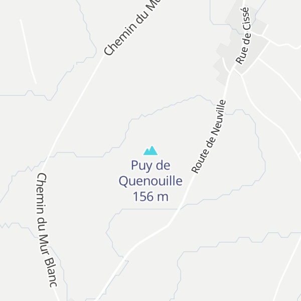 Map of Puy de Quenouille