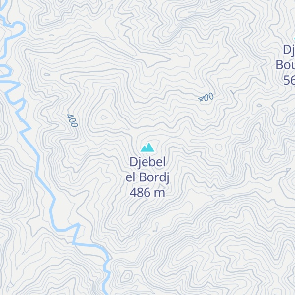 Map of Djebel el Bordj