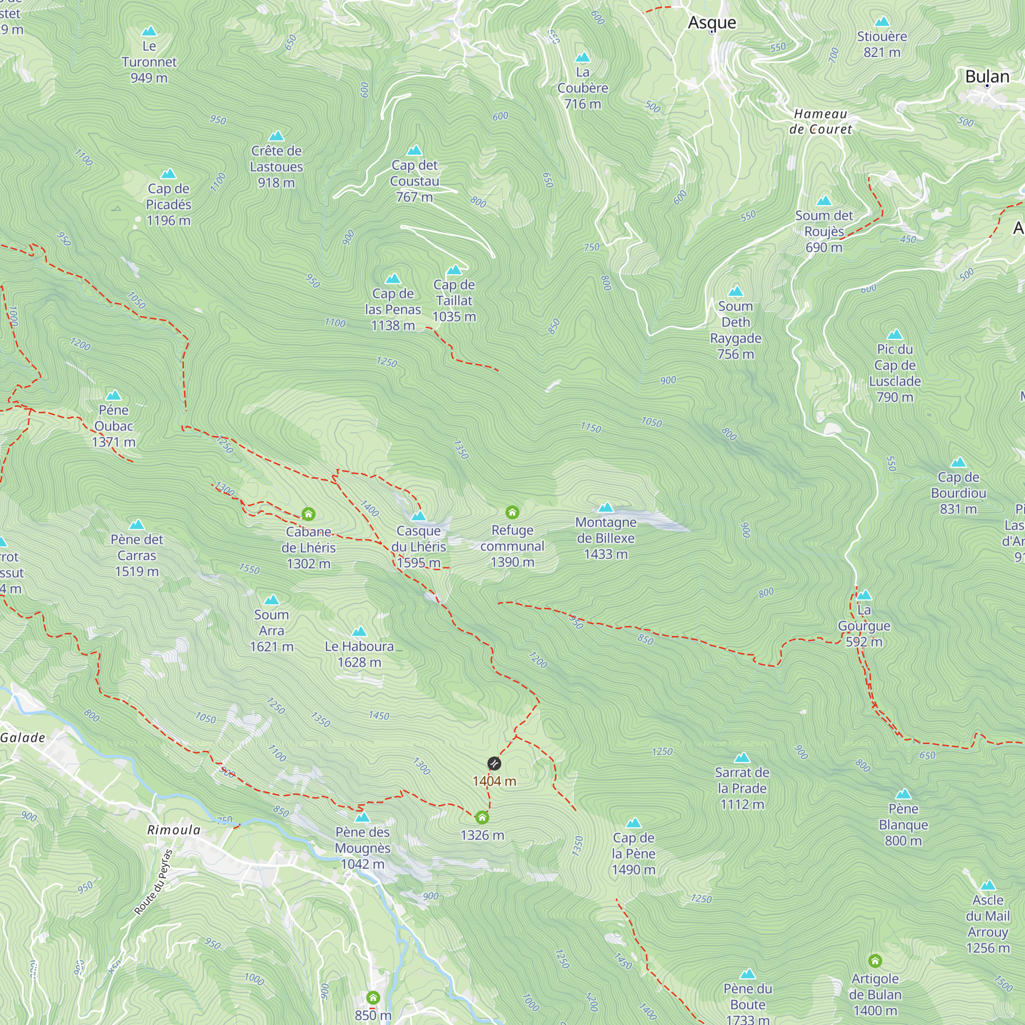 Refuge communal map