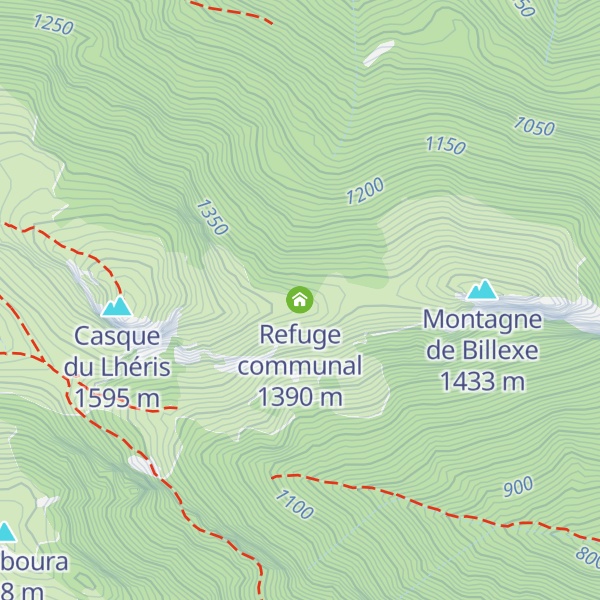 Map of Refuge communal