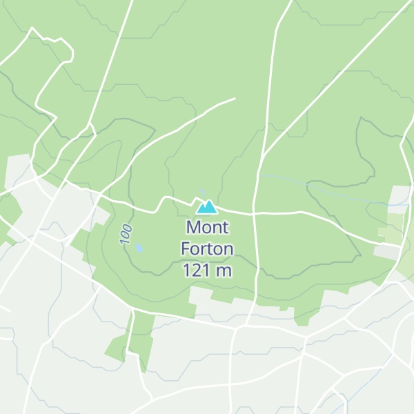 Map of Mont Forton