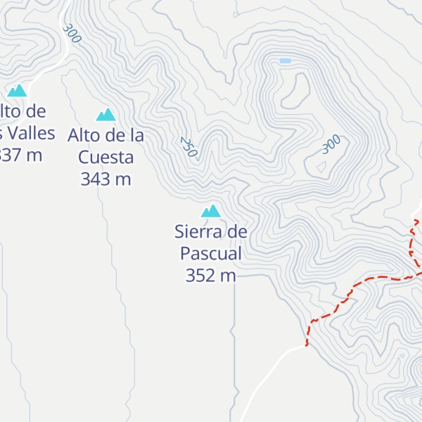 Map of Sierra de Pascual