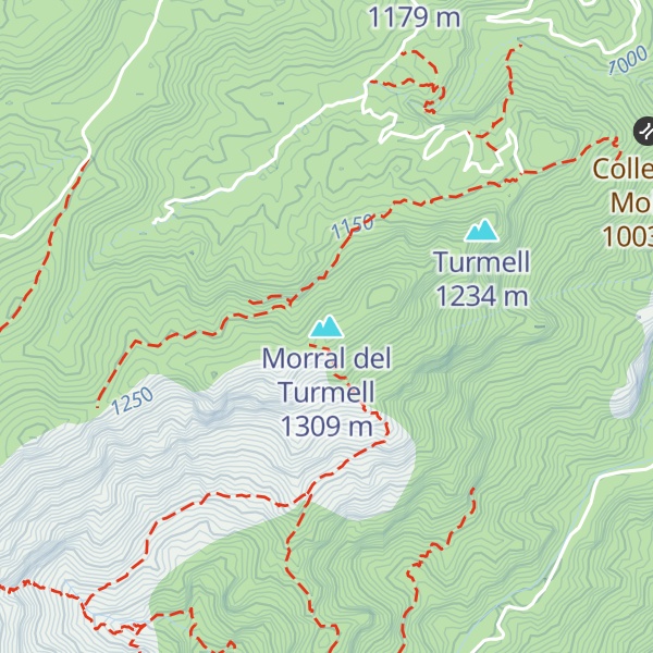 Map of Morral del Turmell