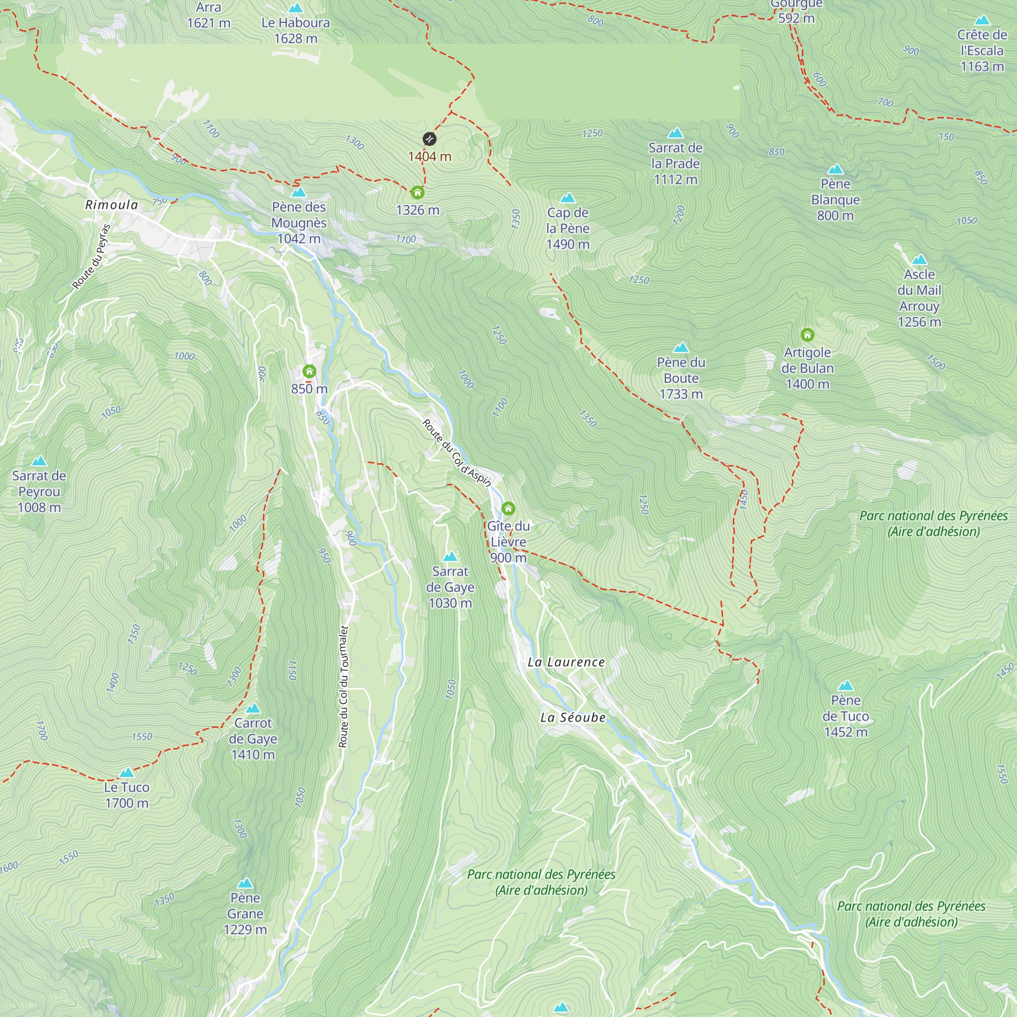 Gîte du Lièvre map