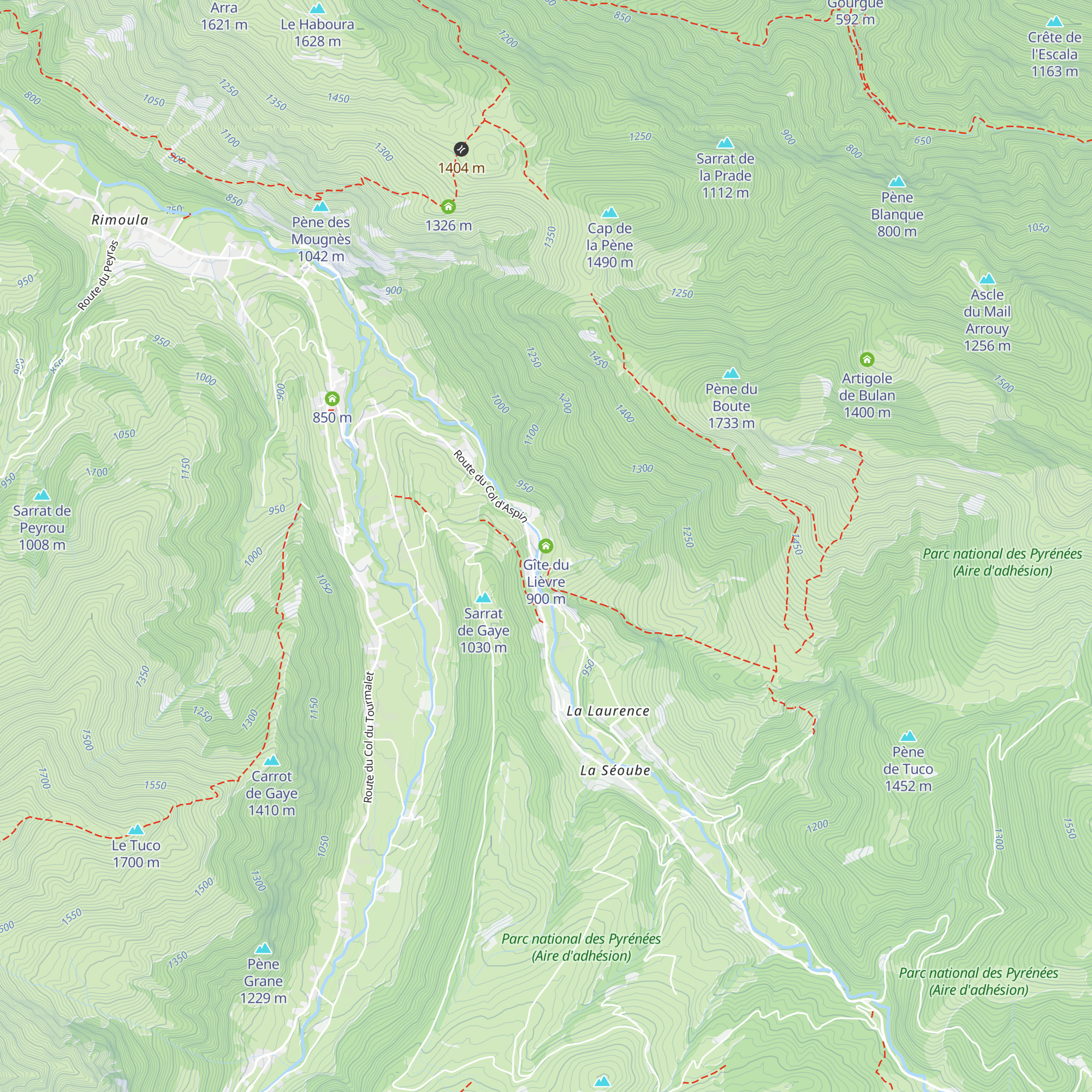 Gîte du Lièvre map