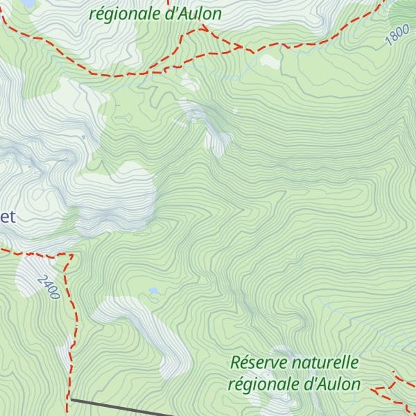 Map of Crête de Hossés