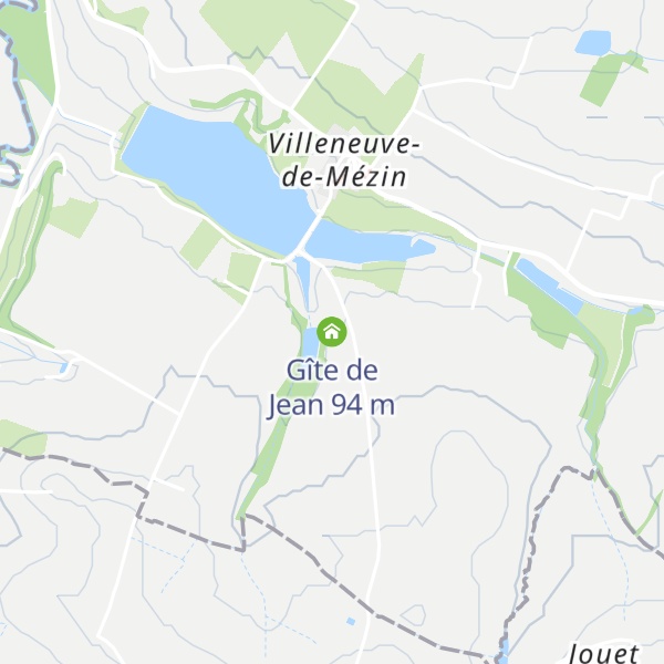 Map of Gîte de Jean
