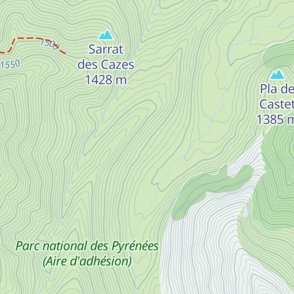 Map of Cabane des esclozes