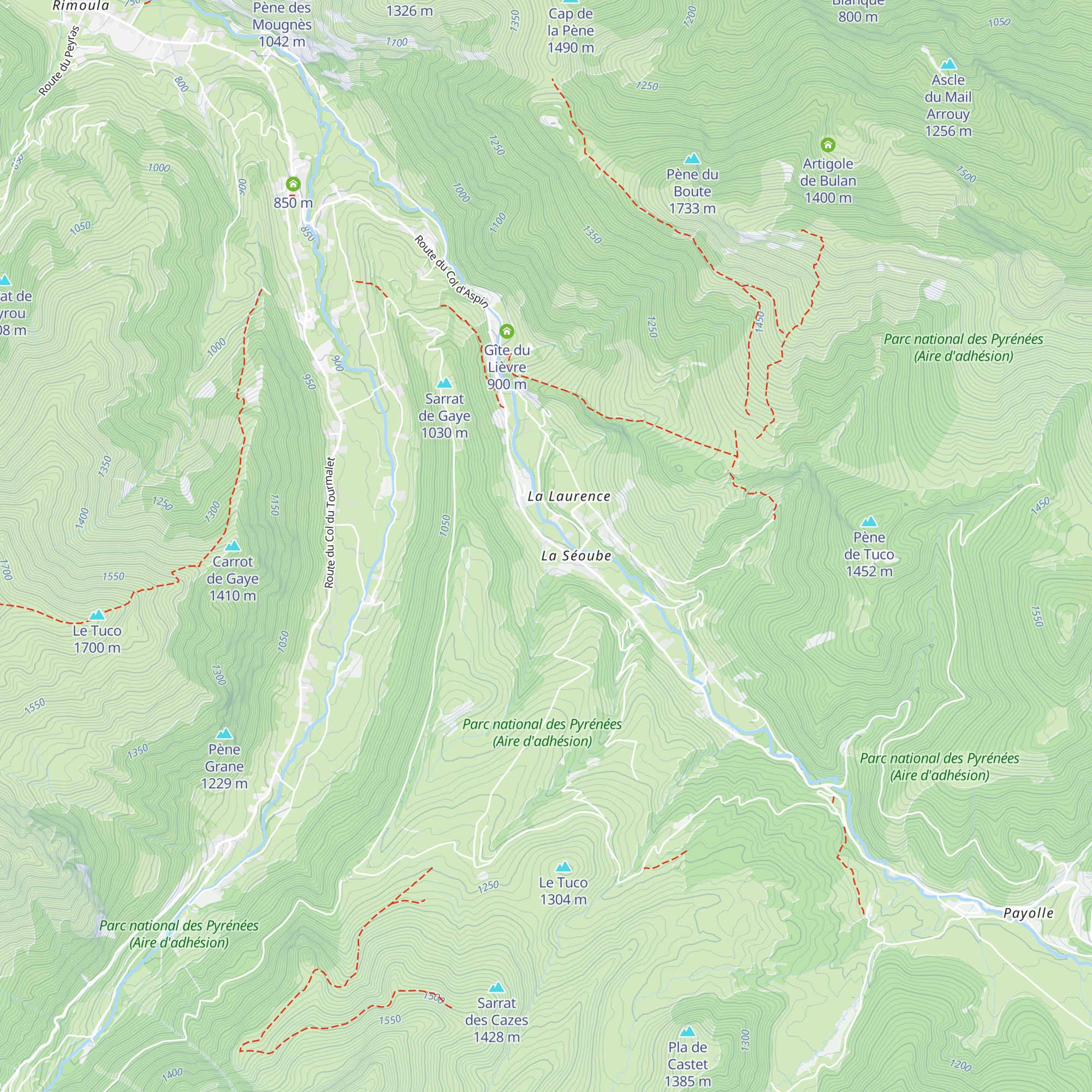Gîte de Noël et Rosalie map