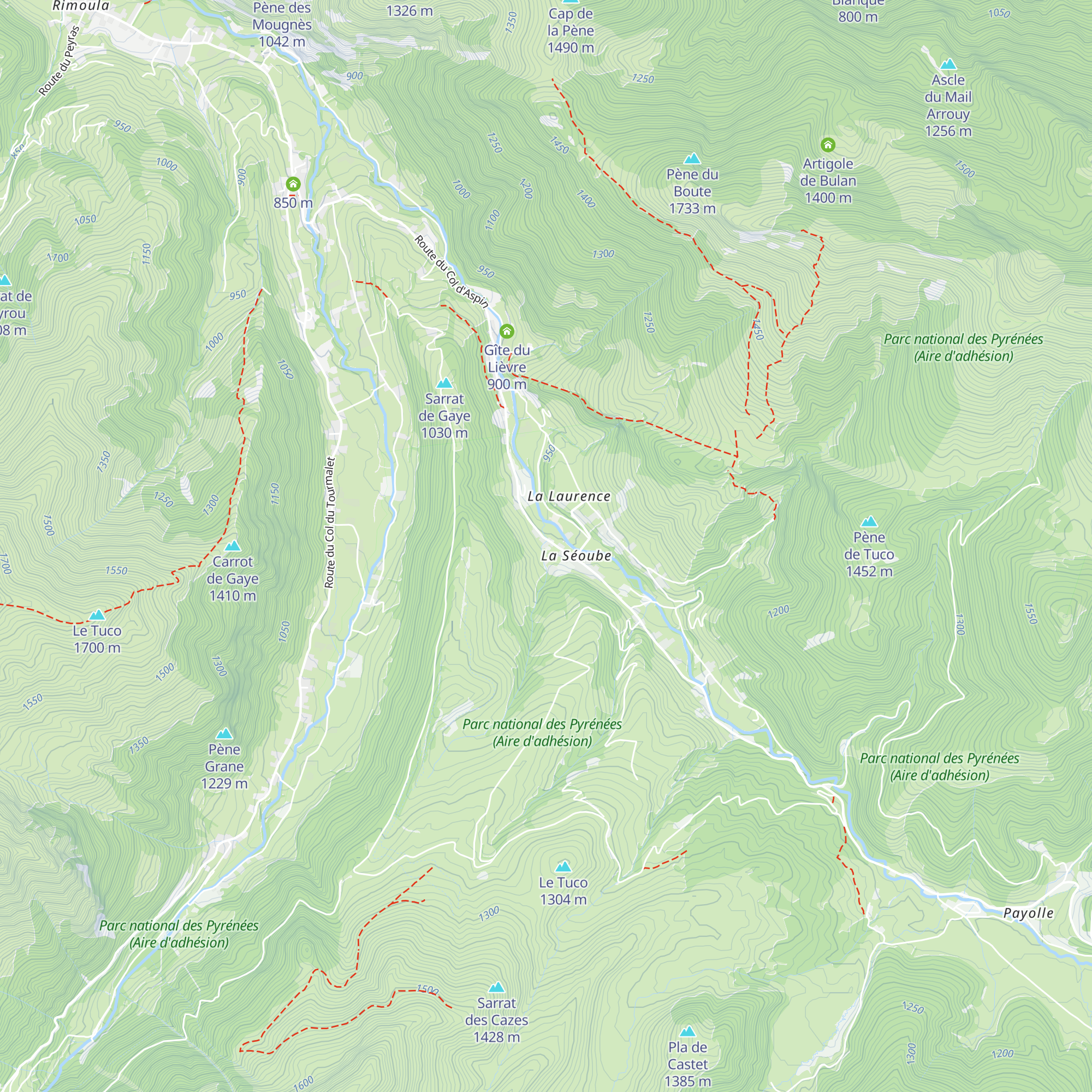 Gîte de Noël et Rosalie map