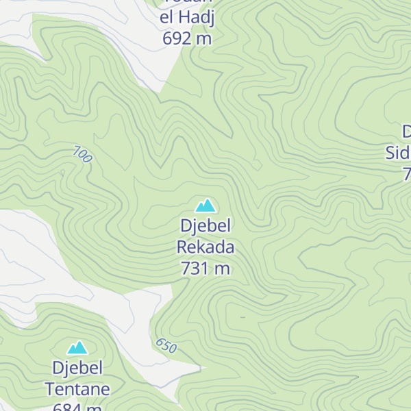 Map of Djebel Rekada