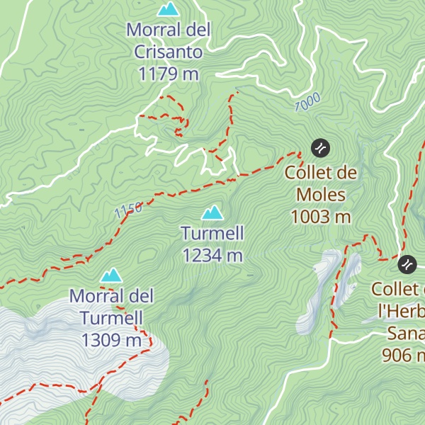 Map of Turmell