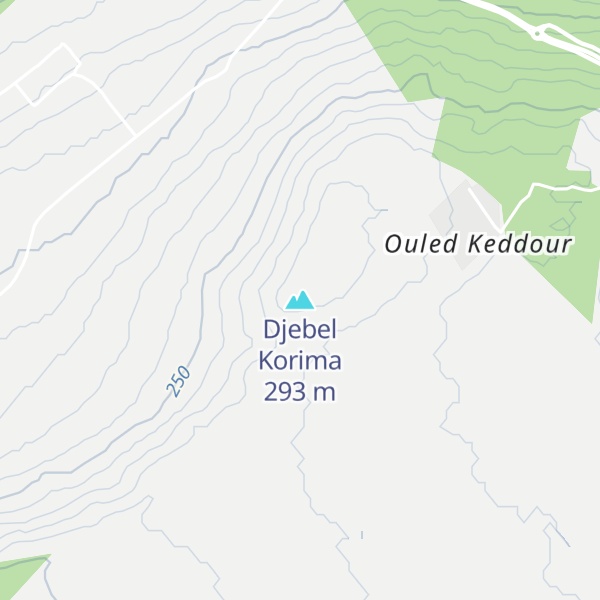 Map of Djebel Korima
