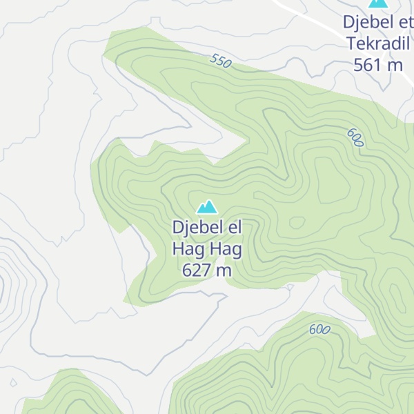 Map of Djebel el Hag Hag
