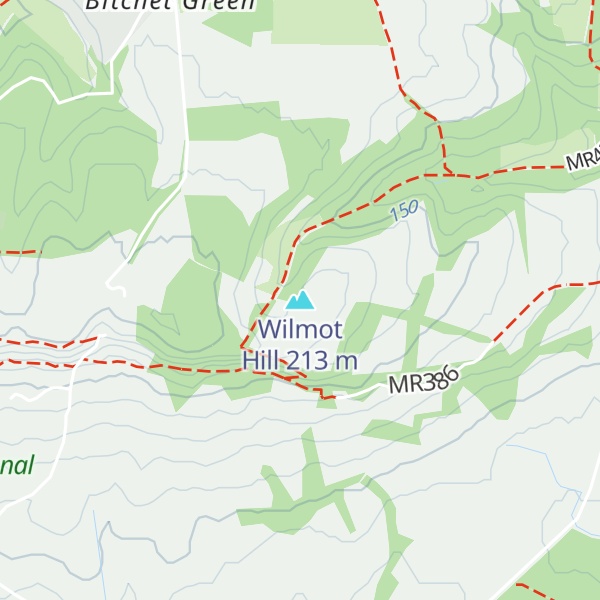 Map of Wilmot Hill