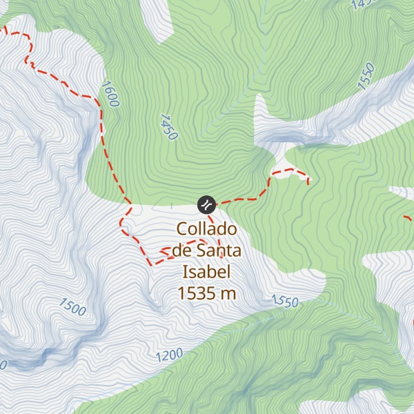 Map of Refugio de Santa Isabel
