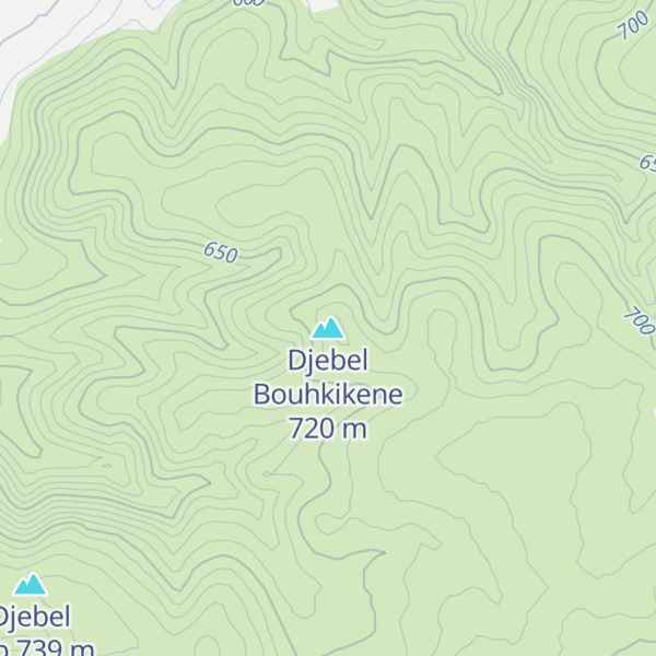 Map of Djebel Bouhkikene