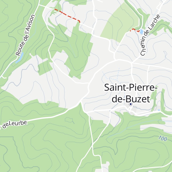 Map of Gîtes de Beaujardin