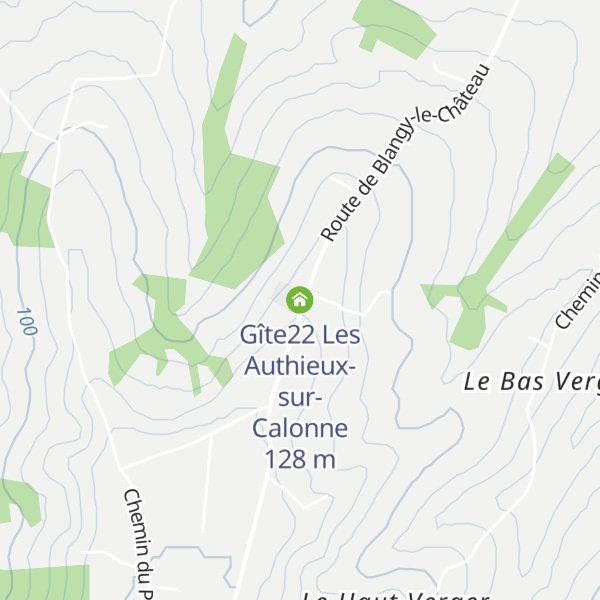Map of Gîte22 Les Authieux-sur-Calonne