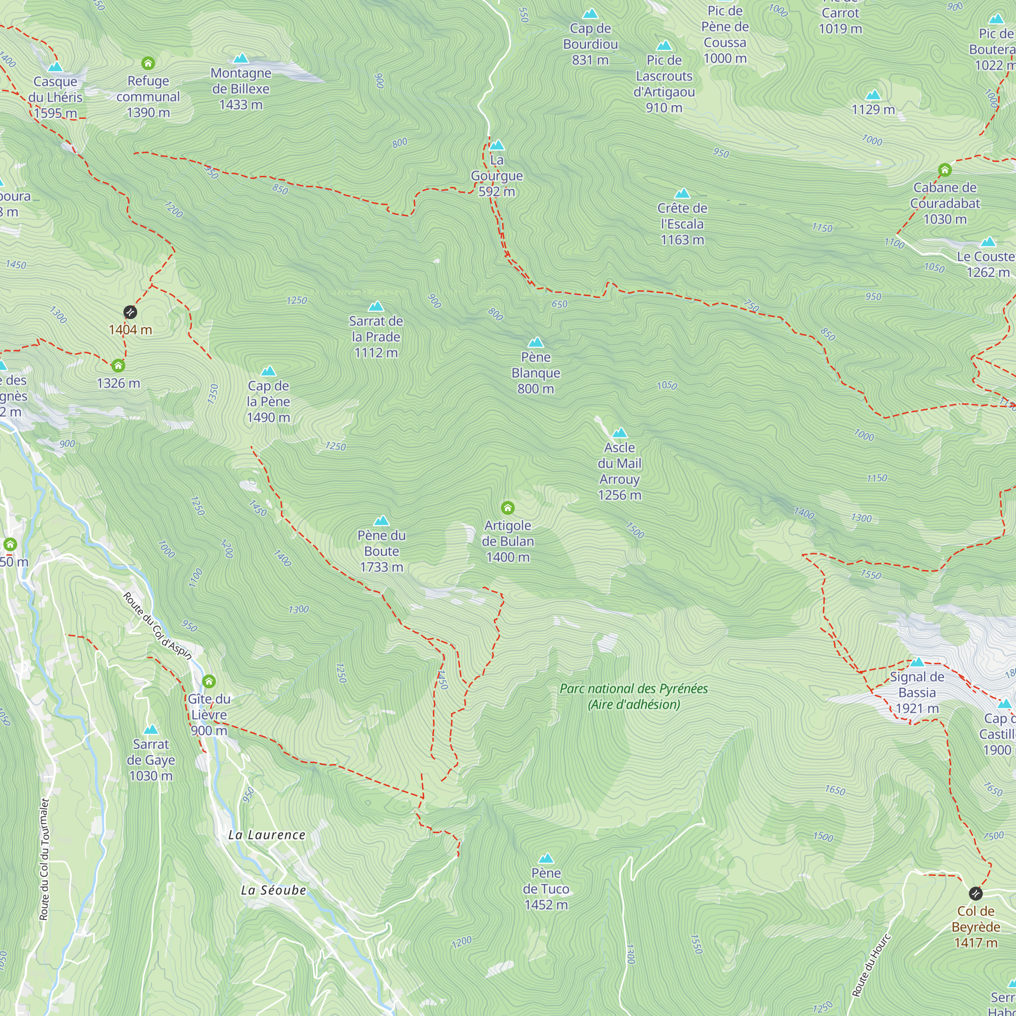 Artigole de Bulan map