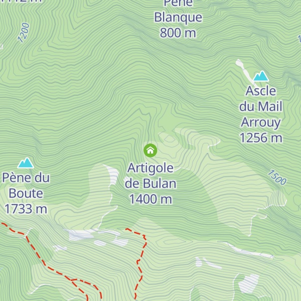 Map of Artigole de Bulan