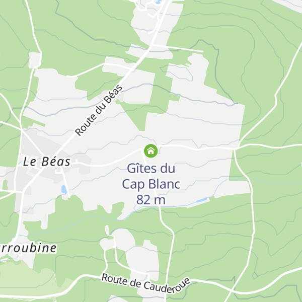 Map of Gîtes du Cap Blanc