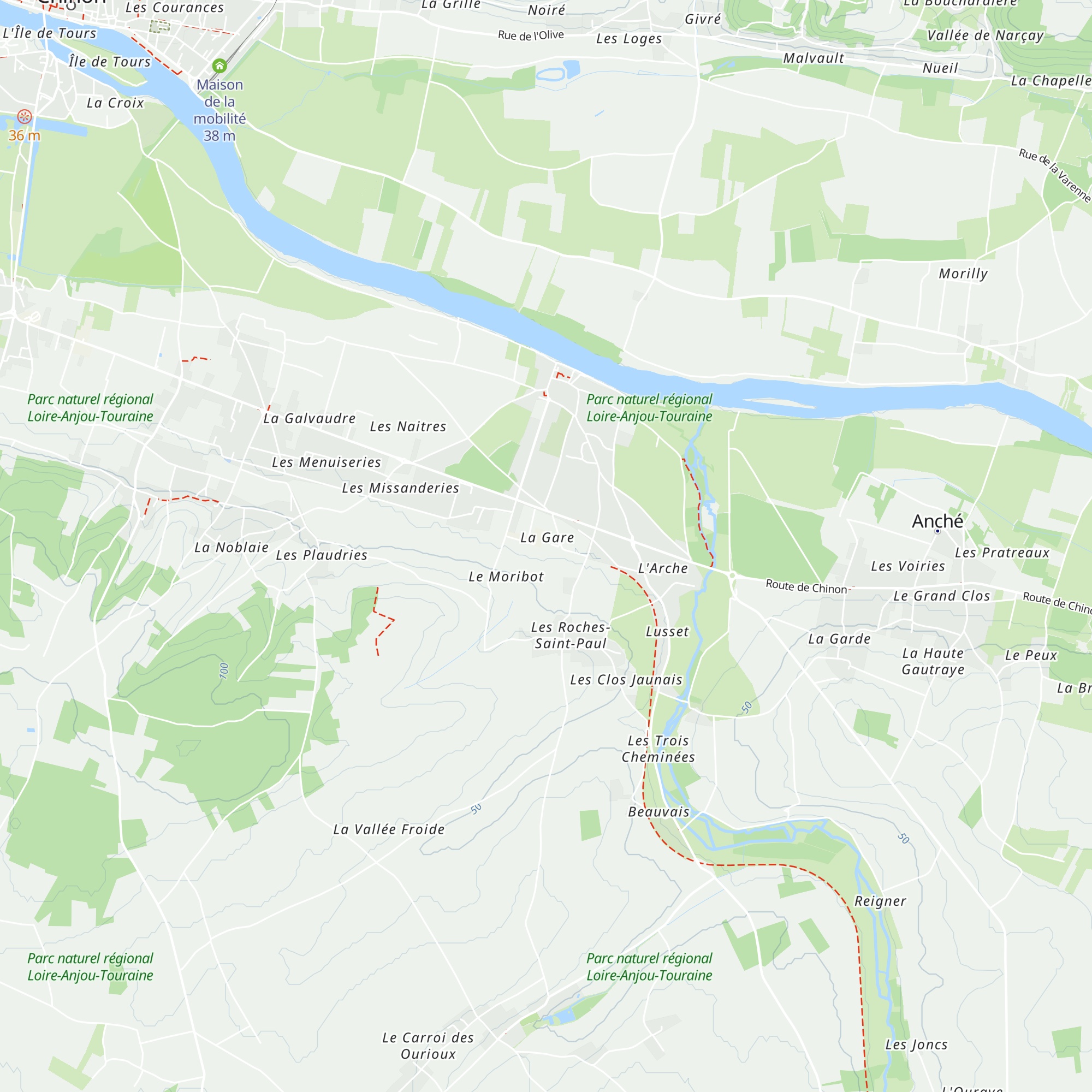 Gîte de la Gare map