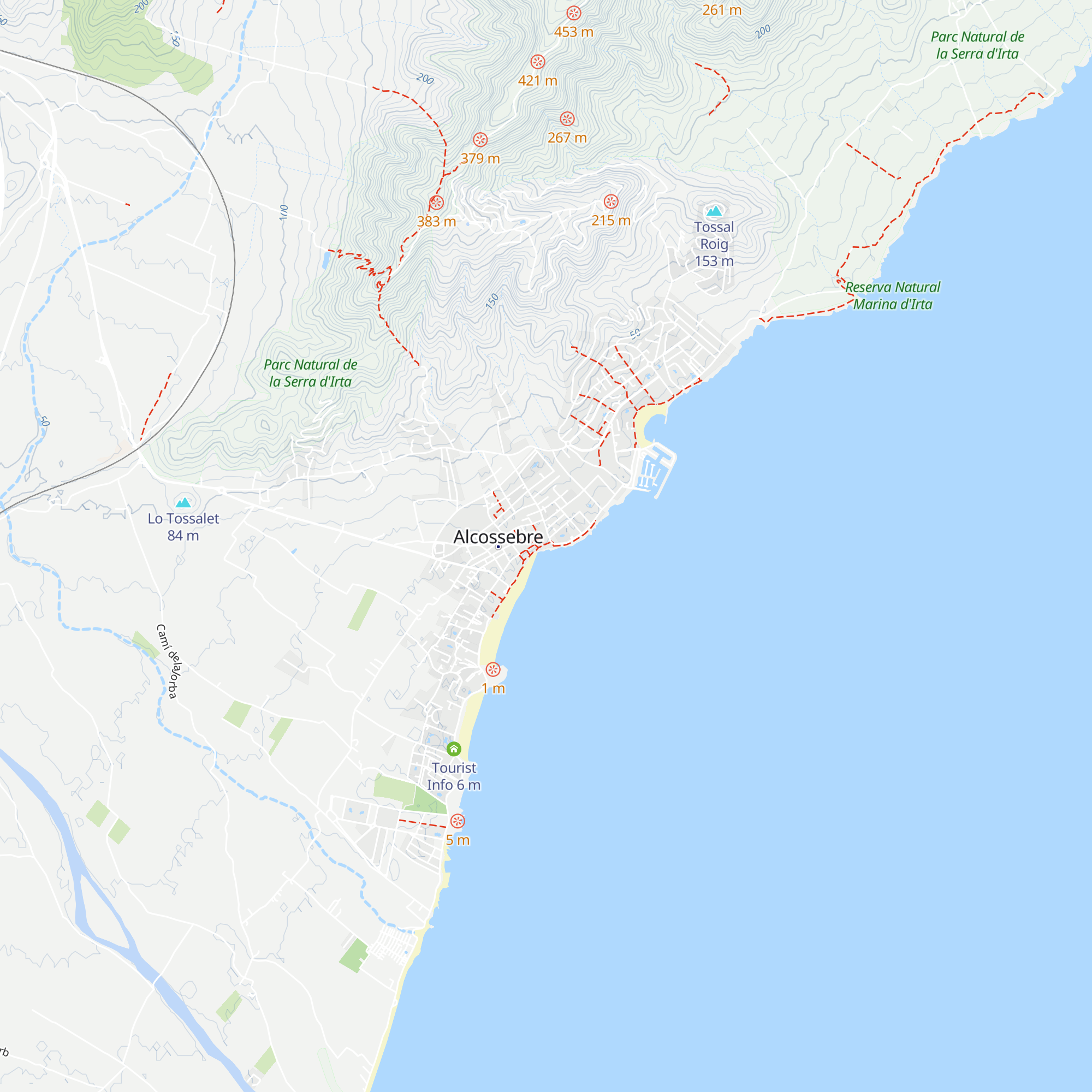 Oficina de Turismo Alcossebre map