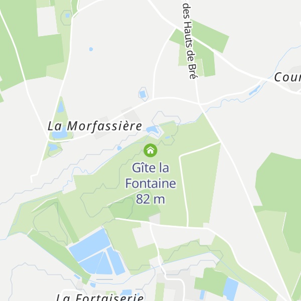 Map of Gîte la Fontaine