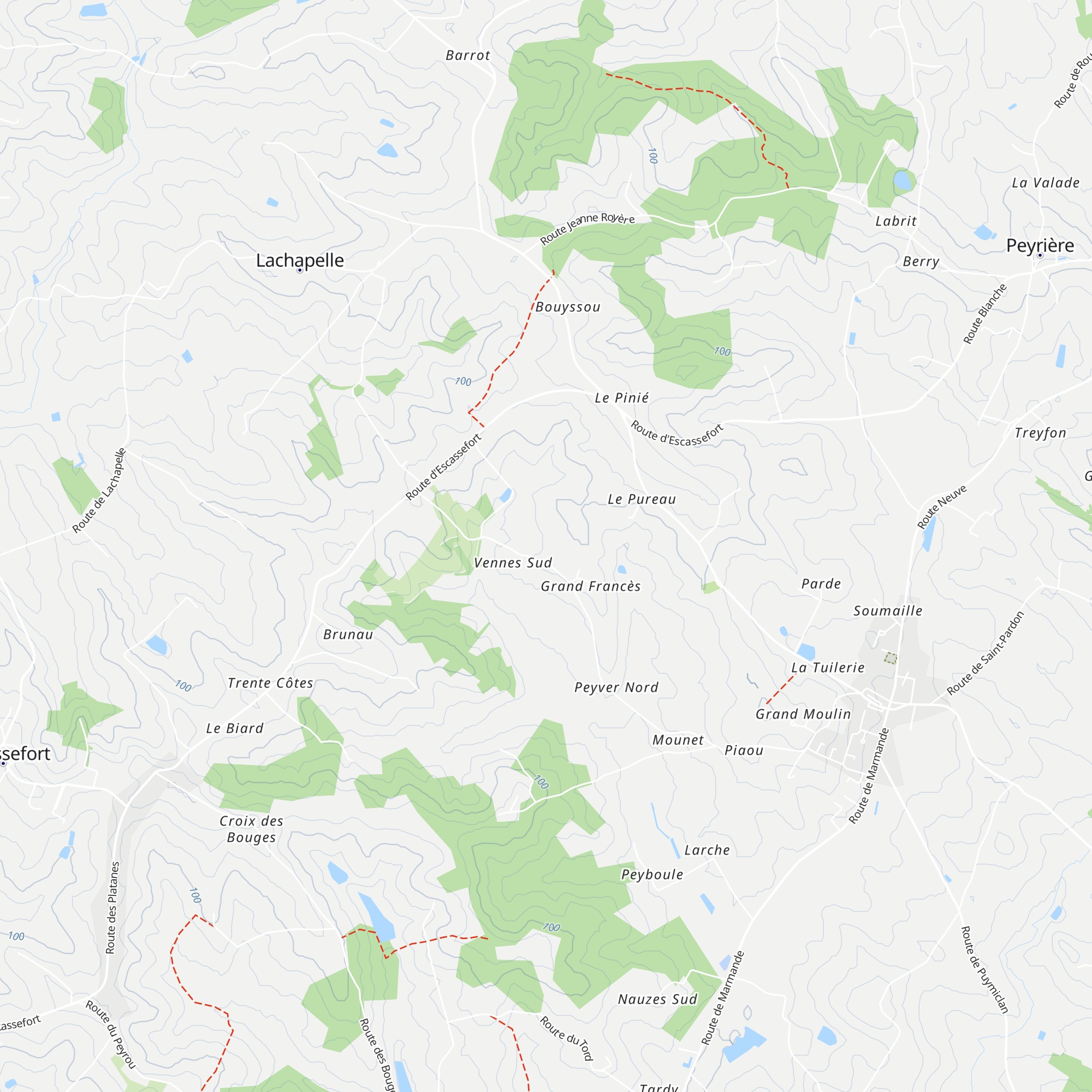 Cabanau map