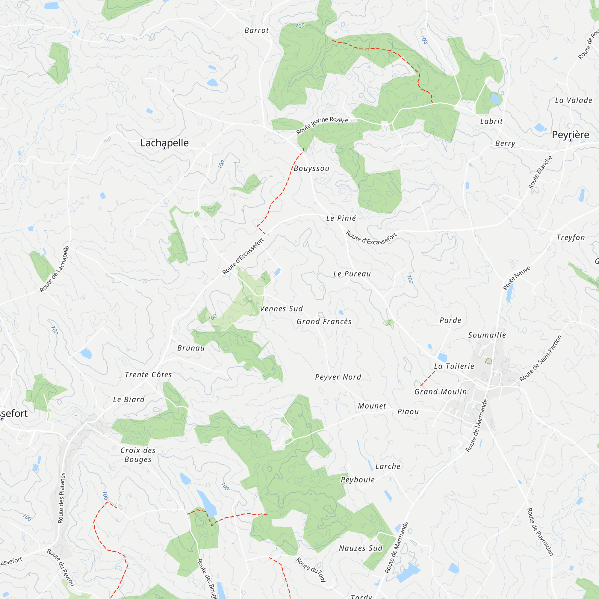 Cabanau map