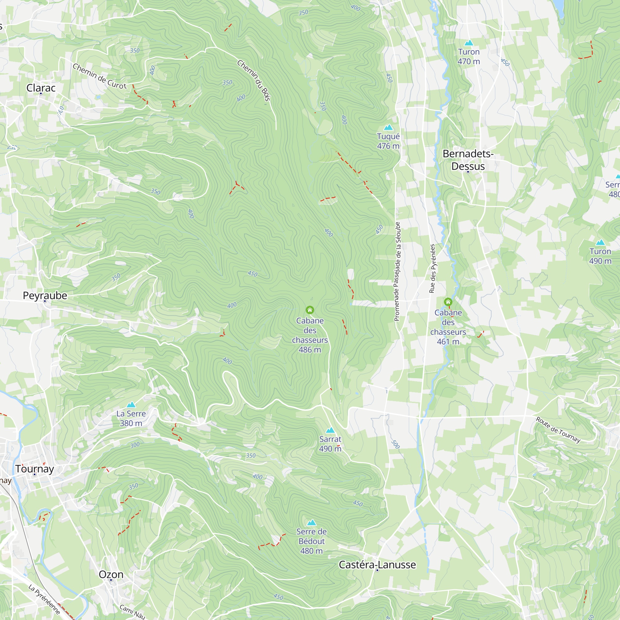 Cabane des chasseurs map