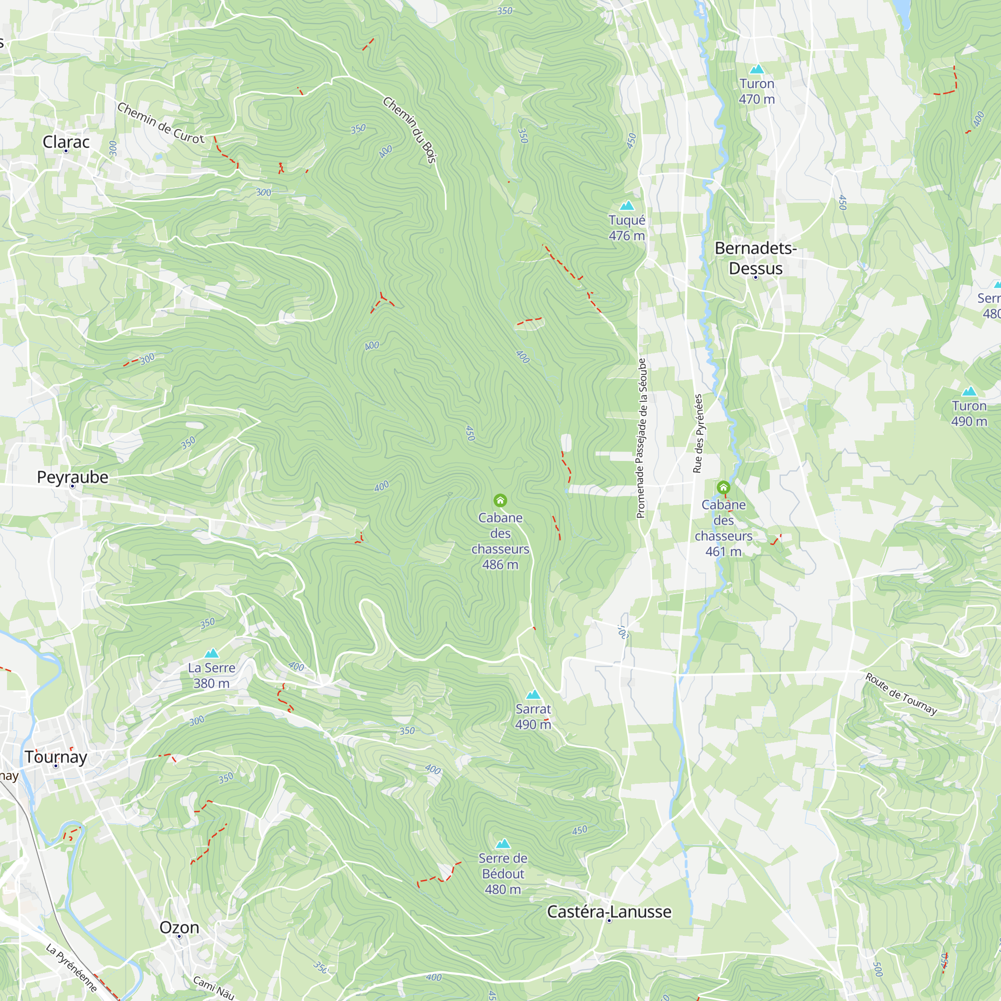 Cabane des chasseurs map