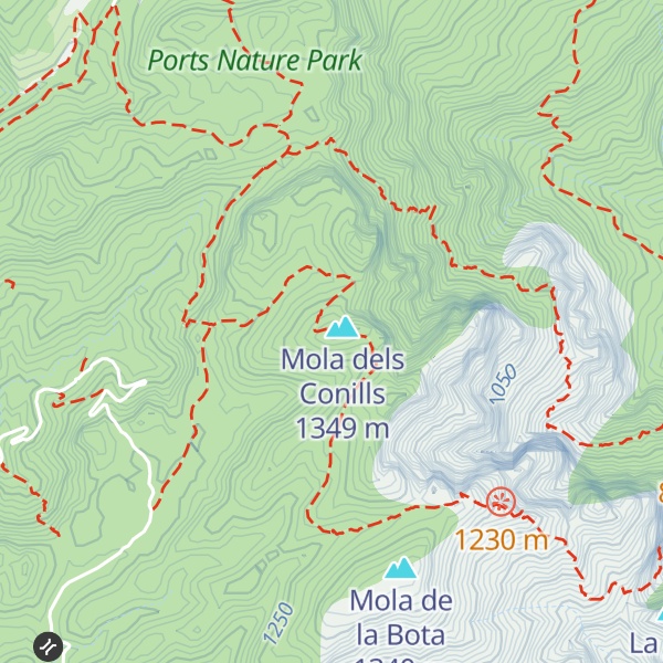 Map of Les Mirandes